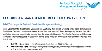 Floodplain Management in the Colac Otway Shire