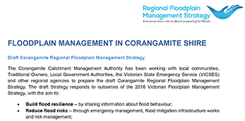 Floodplain Management in the Corangamite Shire