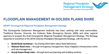 Floodplain Management in the Golden Plains Shire